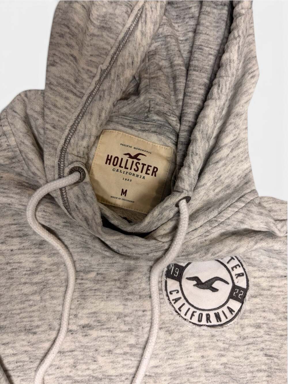 Y2K Hollister California Gray Hoodie Sweatshirt